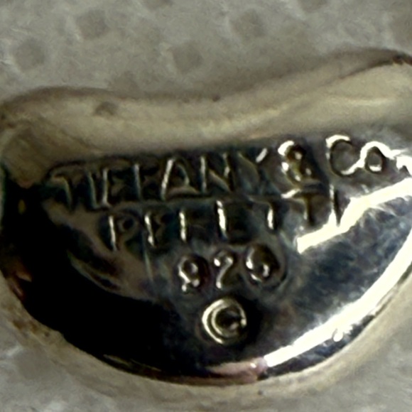 TIFFANY & CO ELSA PERETTI BEAN PENDANT DUST BAG, BOX AND GIFT BAG - Picture 15 of 16